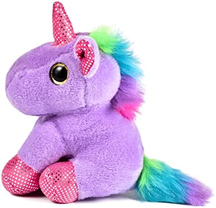 12Pcs Mini Plush Unicorn Party Favors Set
