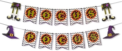 Hocus Pocus Halloween Hanging Banner