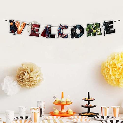 Seyal Suprhero Welcome Banner 10 Feet