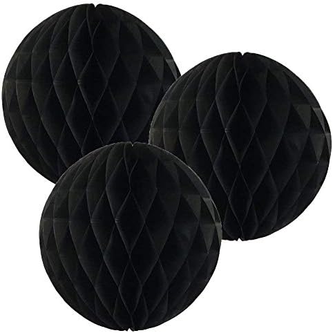 Pack of 3 Paper Honeycomb Balls for Party Decorations