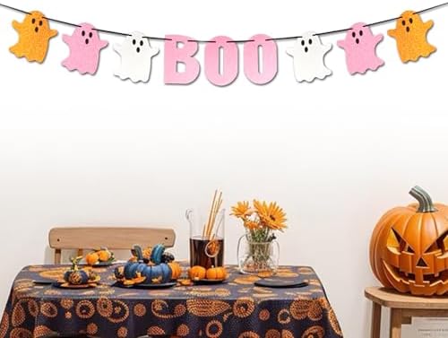 Cute Boo Banner Halloween Party Decor