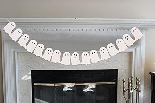 Halloween Ghost Garland 16 pcs Decor