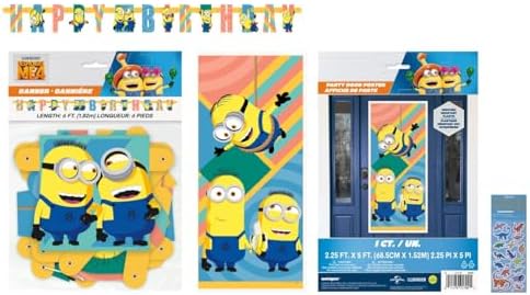 Despicable Me Birthday Supplies Bundle