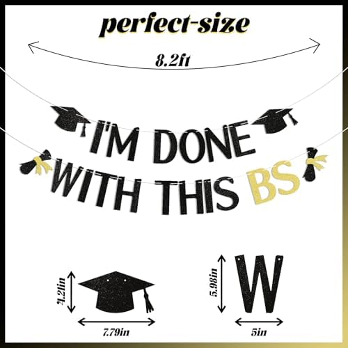 Im Done With This BS Graduation Banner