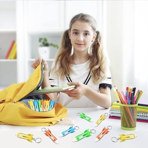 24 Pcs Helicopter LED Flashlight Keychain for Kids