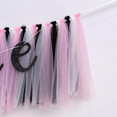 Halloween Birthday Highchair Banner for Little Girls