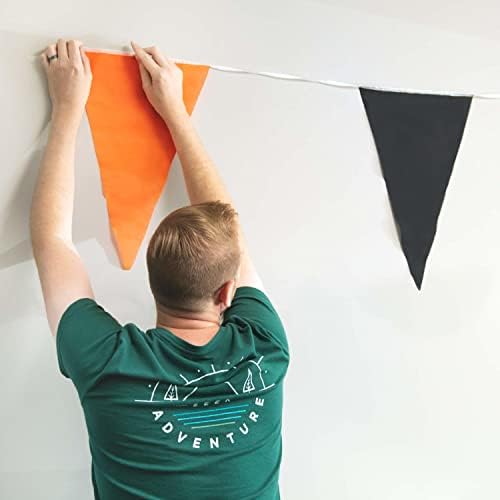 Halloween Pennant Banner with 48 Flags