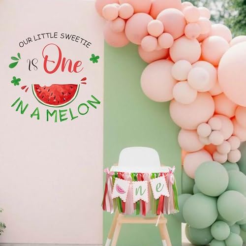 Watermelon High Chair Banner - 1st Birthday Decor