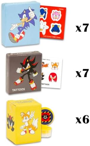 Sonic The Hedgehog Party Favors 20 Piece Set