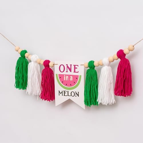 Watermelon High Chair Banner for Kids Party Decor