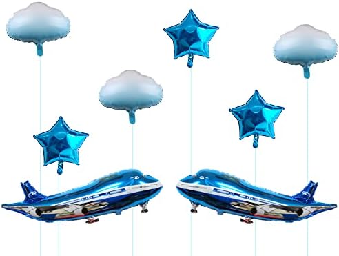 31inch Large Airplane Balloon Birthday Decoration Set
