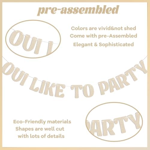 Oui Like to Party Banner - French Hen Party Decorations