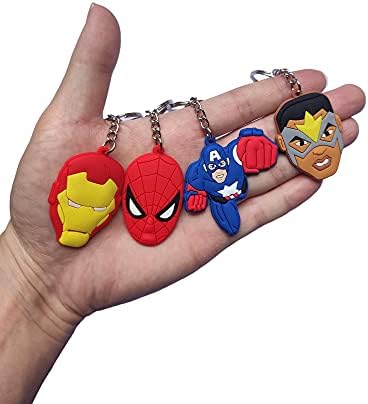 20 Kids Party Favors Key Chains with Fillers