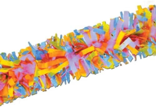Beistle Multi-Color Tissue Pom Pom Garland