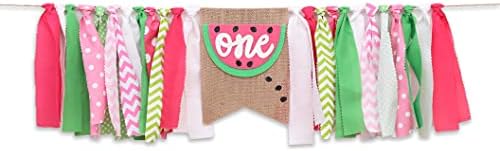 Watermelon Birthday High Chair Banner
