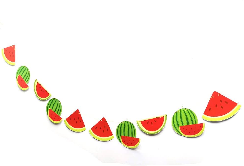 Watermelon Birthday Banner Pre-Strung Decor