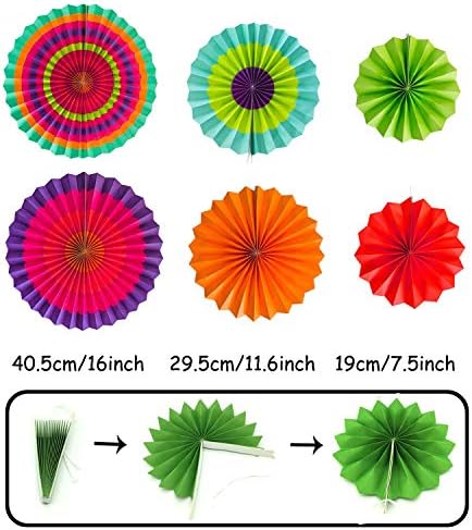 ZERODECO Multicolor Hanging Fiesta Decorations