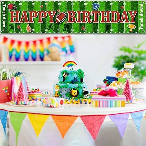 Tatuo Football Themed Birthday Party Decor Banner