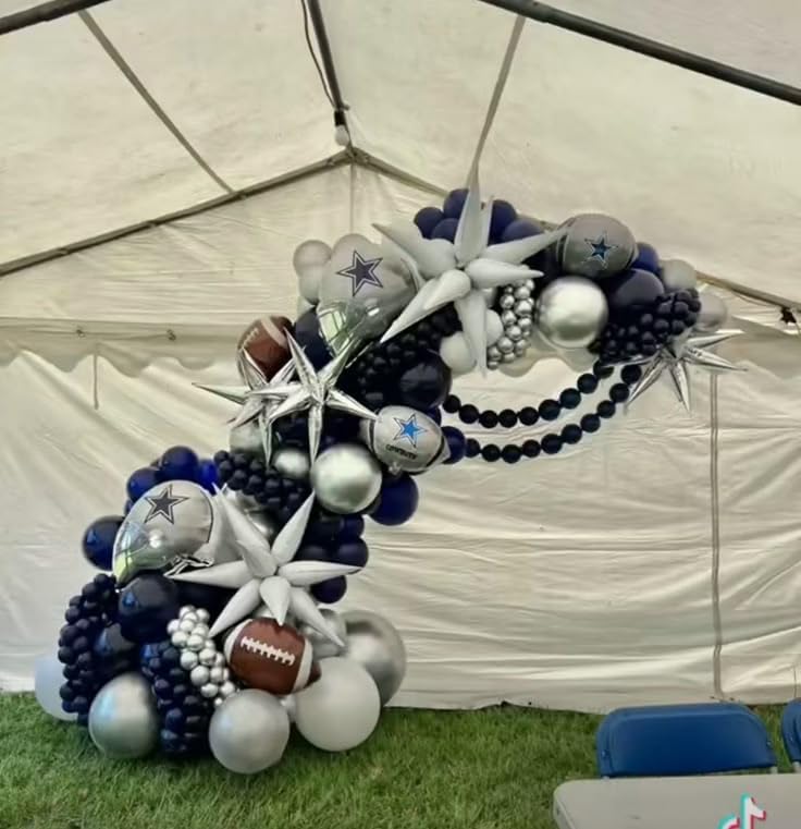 141Pcs Football Balloon Arch Kit for Birthday Decor