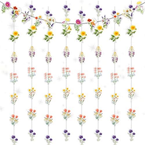Wildflower Banner Decorations for Bridal Shower and Wedding Backdrop