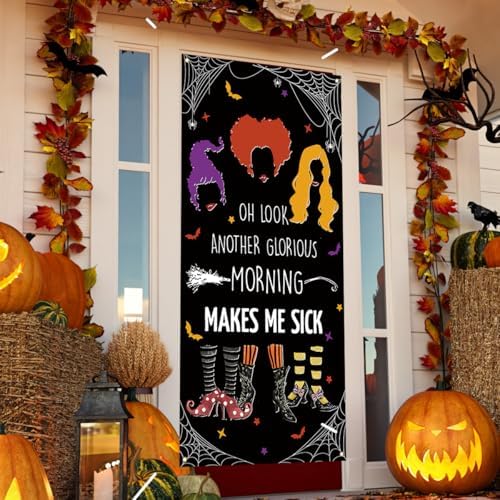 Flaircave Hocus Pocus Witch Sisters Door Banner Halloween Decor