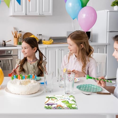 Xiliconie Dinosaur Napkins 40 pcs 2 ply birthday party decorations