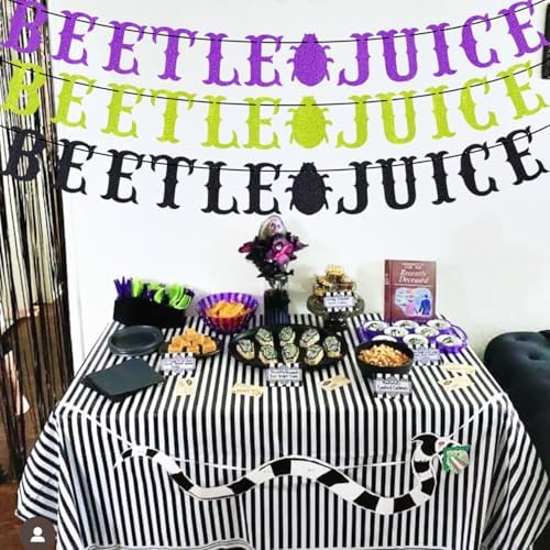Glitter Beetle Themed Party Banner Decorations