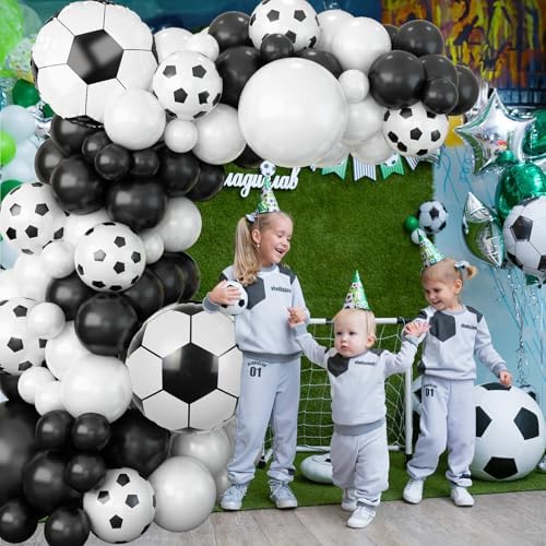 TAOYE Soccer Balloon Arch Kit 94pcs