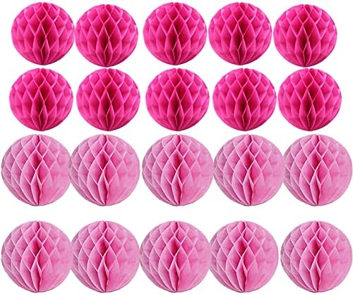 YLYs Love 20pcs Honeycomb Paper Balls Wall Decor
