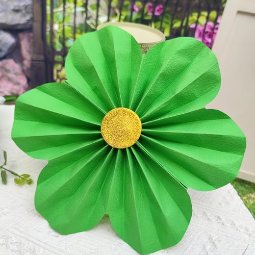 Mybbshower 12 Inch Paper Flower Fan Decorations Pack of 6