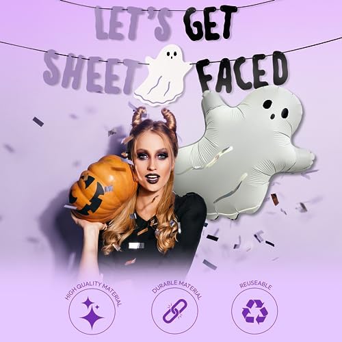 HOUSE OF PARTY Halloween Banner with Foil Balloons