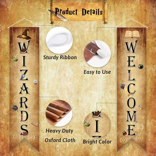 Magical Wizard Decorations for Front Porch and Yard