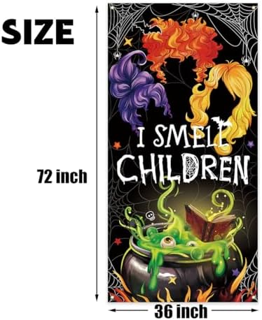 Hocus Pocus Door Cover Sanderson Sisters Halloween Banner