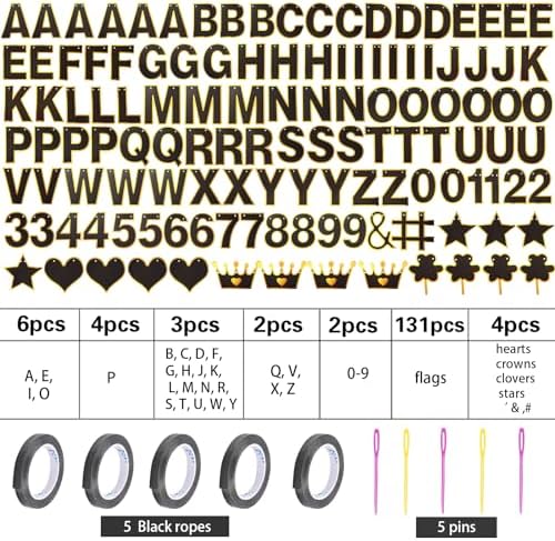 TaoBary 143 Pcs DIY Birthday Banner Kit