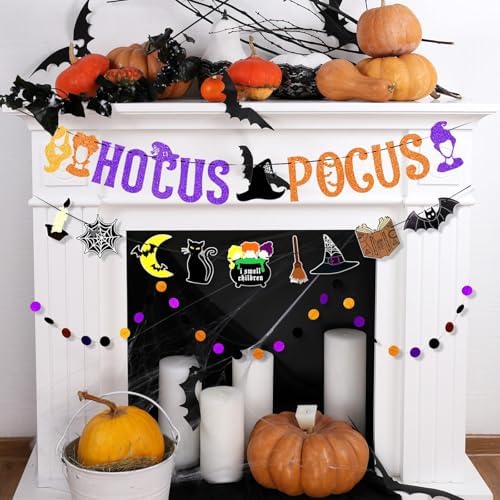 Premium 30pcs Hocus Pocus Halloween Decorations Set