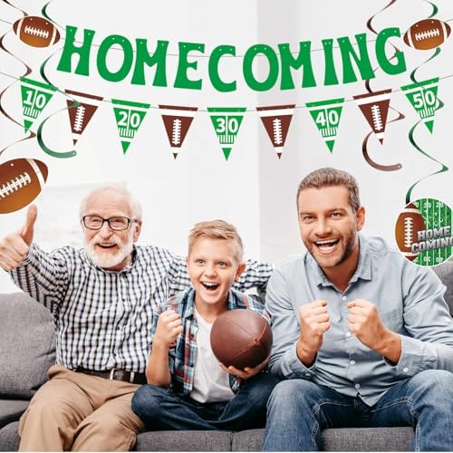 10 Pcs Football Homecoming Decor Set