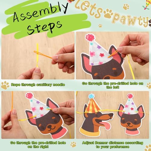 TaoBary Dog Birthday Banner for Party Decorations