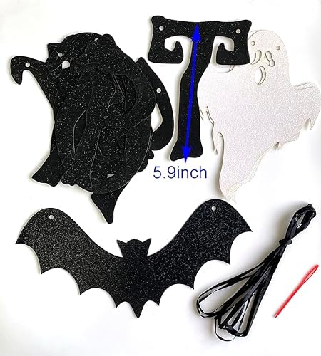 Black Glitter Potion Bar Halloween Banner