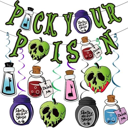 Pick Your Poison Halloween Banner Set