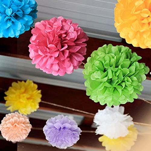 5PCS Black Paper Flowers Kissing Ball Wedding Decoration