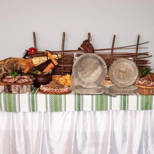 200Pcs Rustic Wooden Tree Party Supplies for Kids
