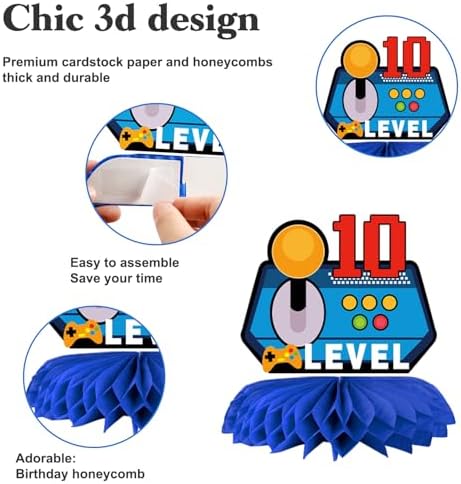 10th Birthday Gaming Decor Kit for Boys