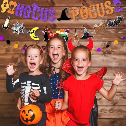 Premium 30pcs Hocus Pocus Halloween Decorations Set