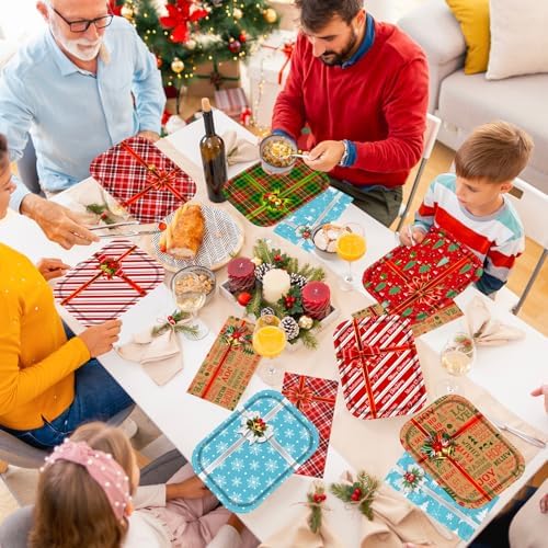 Juweked 60 Pc Christmas Paper Plates Napkins Set