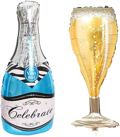 Bachelorette Party Decor Kit with Balloons and Foil Curtains