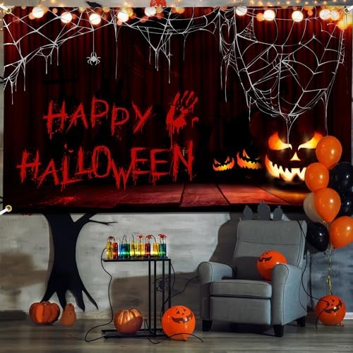 Happy Halloween Banner for Wall Decorations
