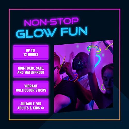 248 PCS Glow Sticks Party Pack with Connectors