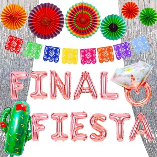 JeVenis Final Fiesta Bachelorette Party Balloon Backdrop Decoration