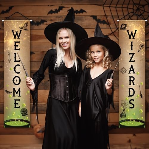 ArtCreativity Welcome Wizards Door Banner 2 Pack