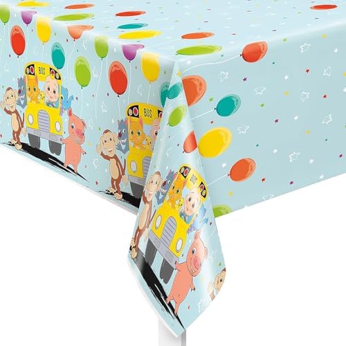 Vibrant Cocomelon Rectangular Table Cover 54x84